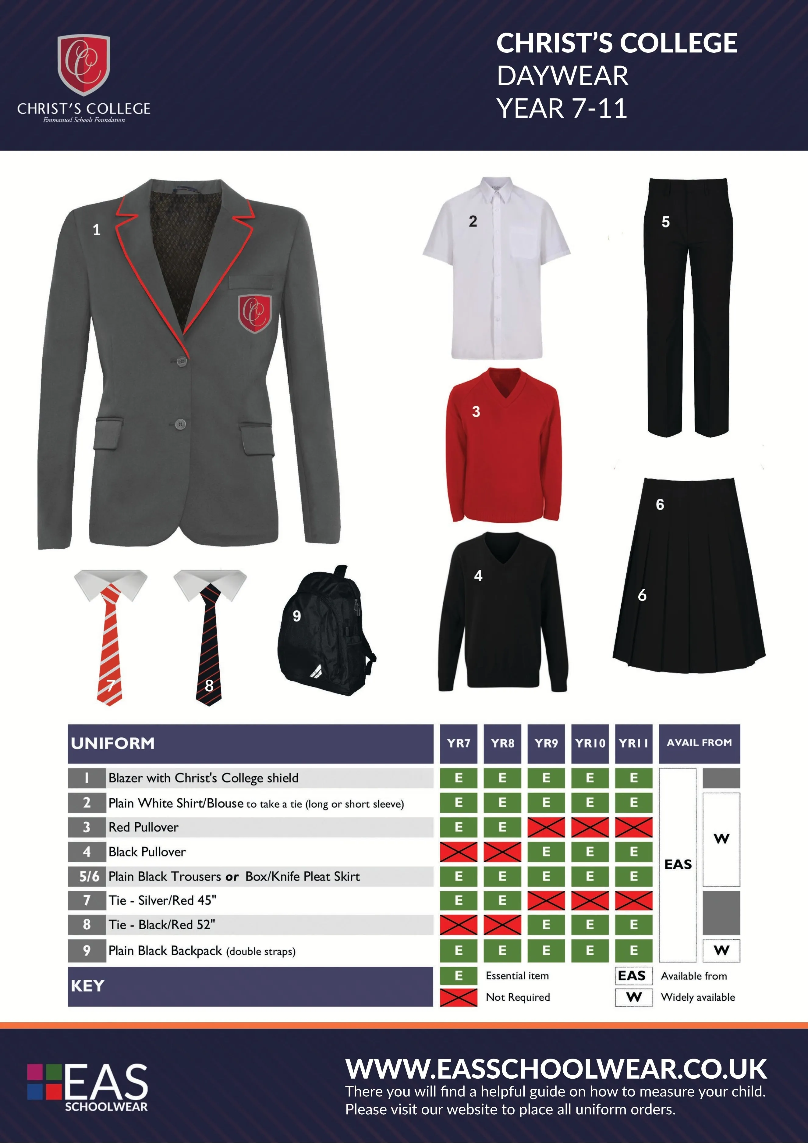 Christ's College Girls Fit Blazer