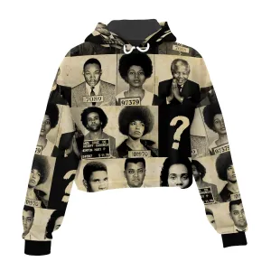 Civil Rights Leaders Cropped Hoodie