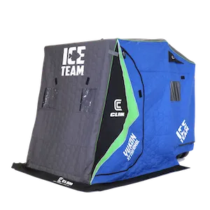 Clam Yukon XT Thermal Ice Team - 2 Person Flip Shack