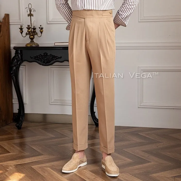 Classic Buttoned Formal Gurkha Pants by ITALIAN VEGA®