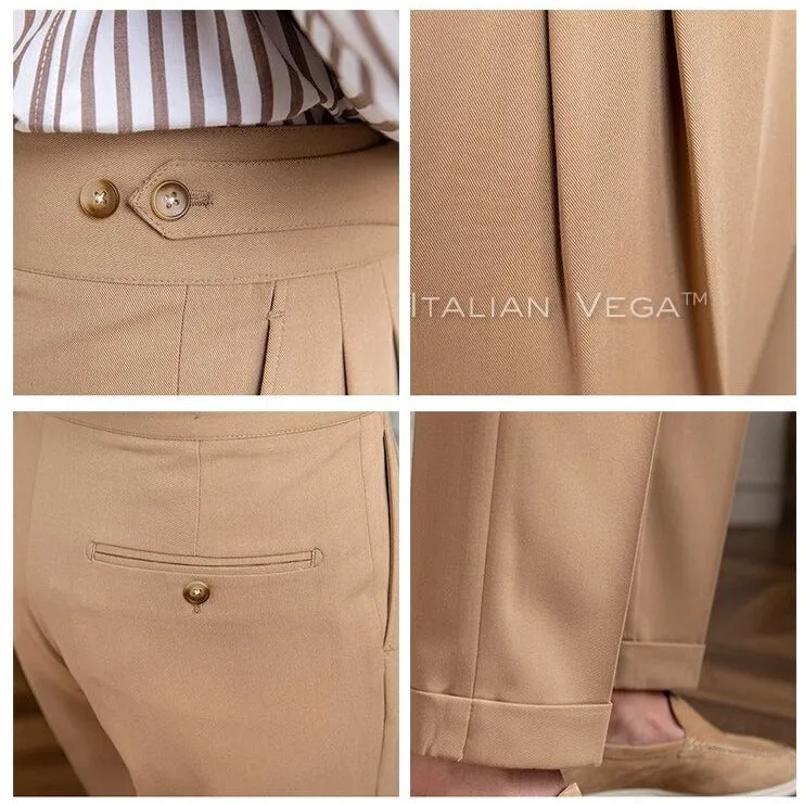 Classic Buttoned Formal Gurkha Pants by ITALIAN VEGA®