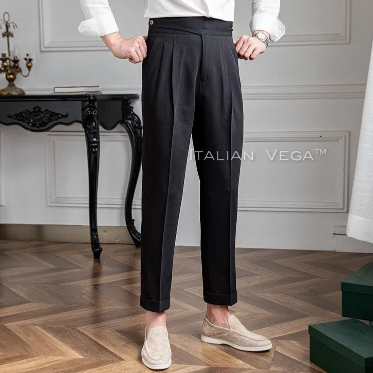 Classic Buttoned Formal Gurkha Pants by ITALIAN VEGA®