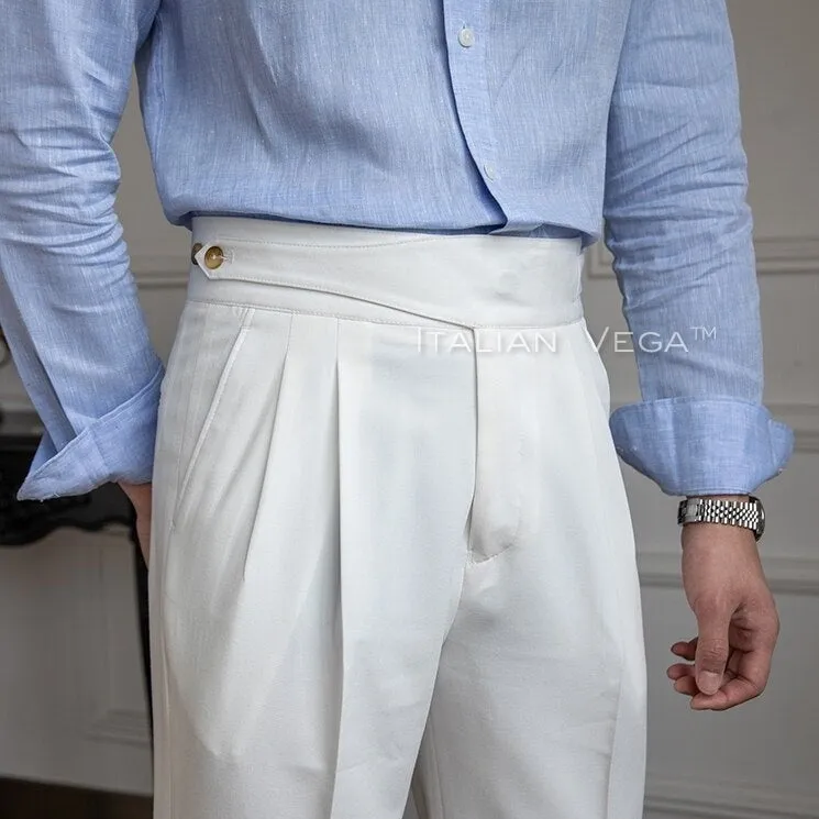 Classic Buttoned Formal Gurkha Pants by ITALIAN VEGA®