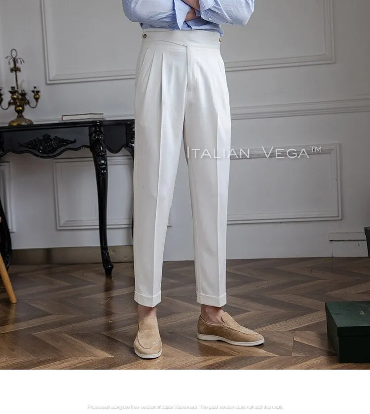 Classic Buttoned Formal Gurkha Pants by ITALIAN VEGA®