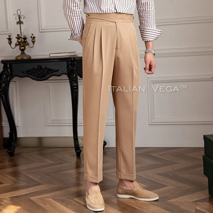 Classic Buttoned Formal Gurkha Pants by ITALIAN VEGA®