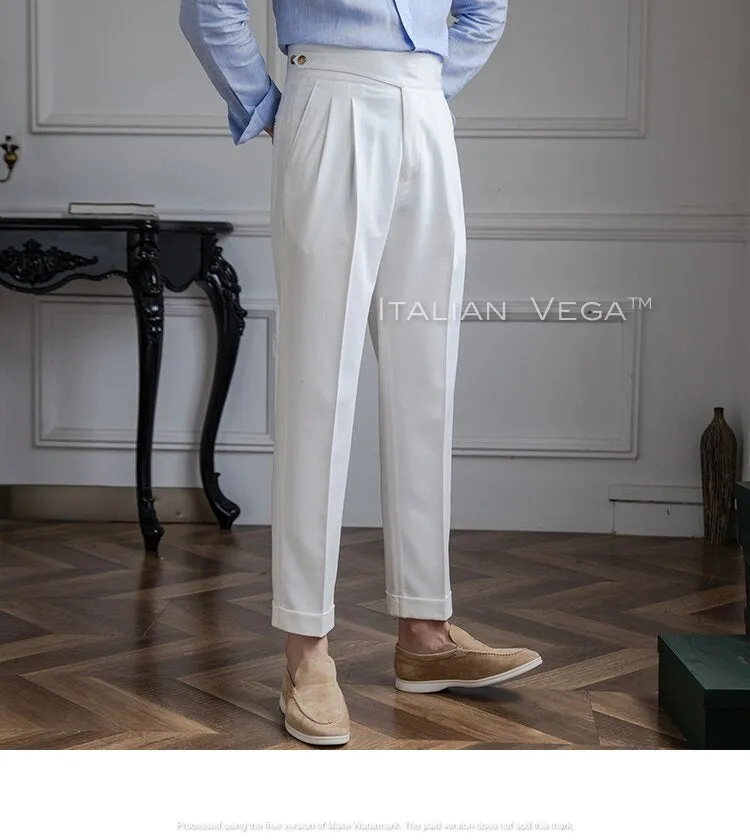 Classic Buttoned Formal Gurkha Pants by ITALIAN VEGA®