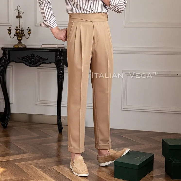 Classic Buttoned Formal Gurkha Pants by ITALIAN VEGA®