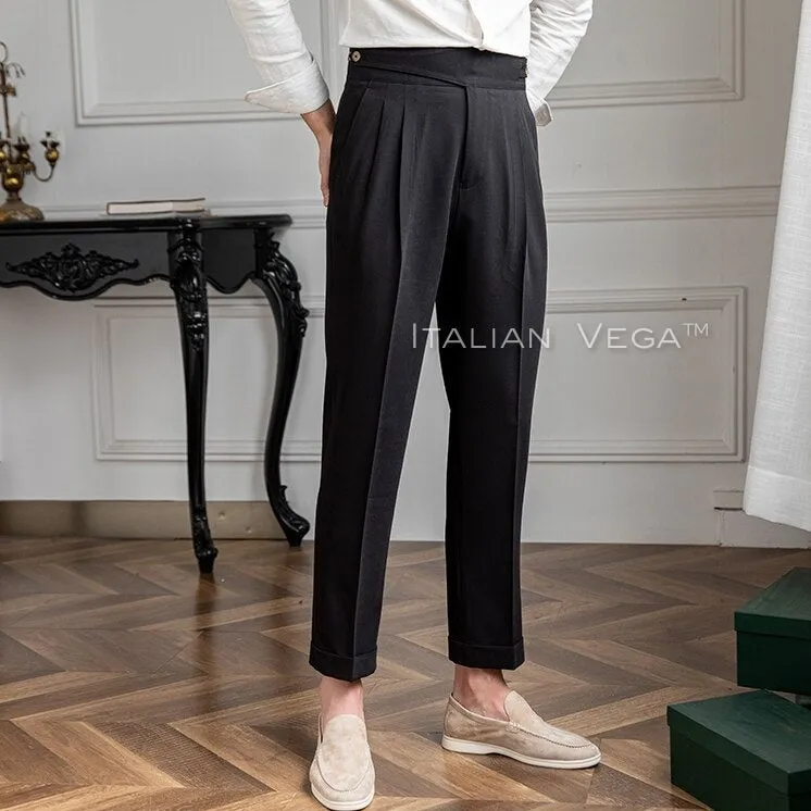 Classic Buttoned Formal Gurkha Pants by ITALIAN VEGA®