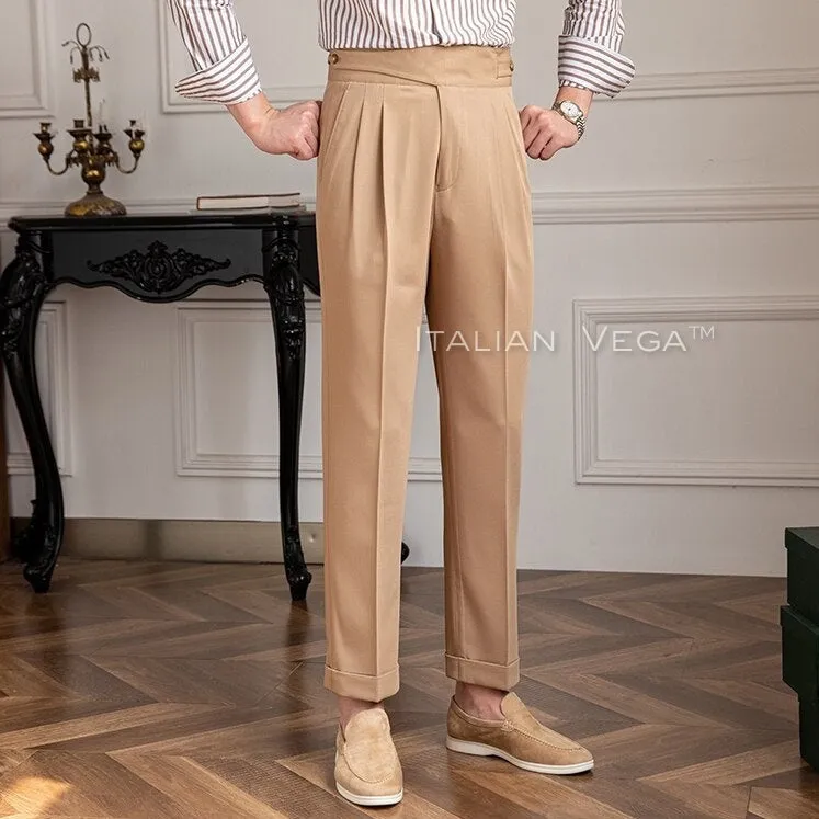 Classic Buttoned Formal Gurkha Pants by ITALIAN VEGA®