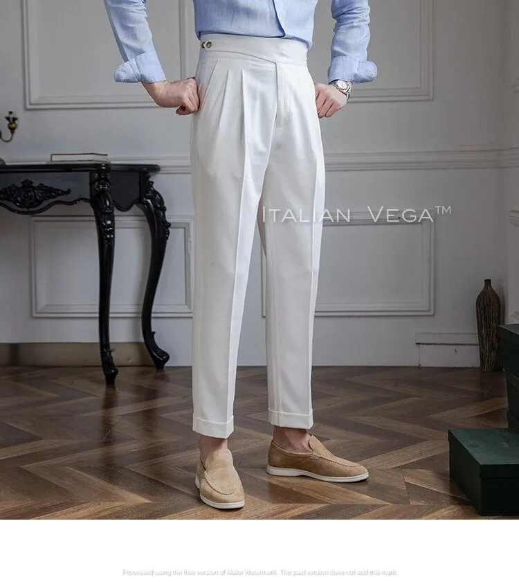 Classic Buttoned Formal Gurkha Pants by ITALIAN VEGA®