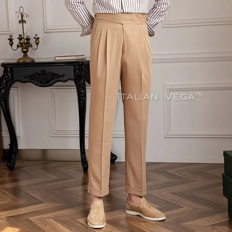 Classic Buttoned Formal Gurkha Pants by ITALIAN VEGA®