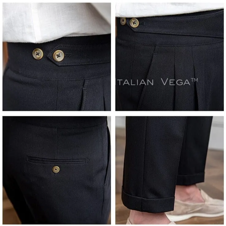 Classic Buttoned Formal Gurkha Pants by ITALIAN VEGA®