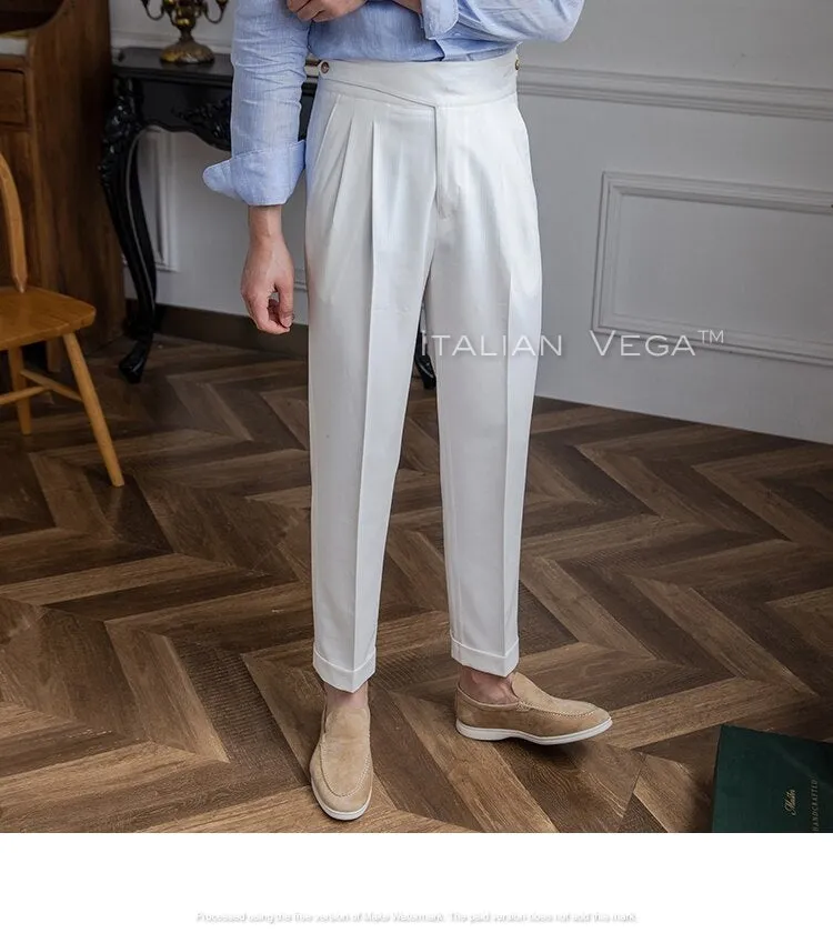 Classic Buttoned Formal Gurkha Pants by ITALIAN VEGA®