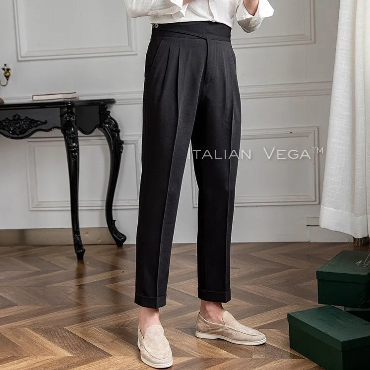 Classic Buttoned Formal Gurkha Pants by ITALIAN VEGA®