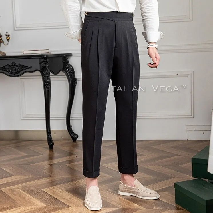 Classic Buttoned Formal Gurkha Pants by ITALIAN VEGA®