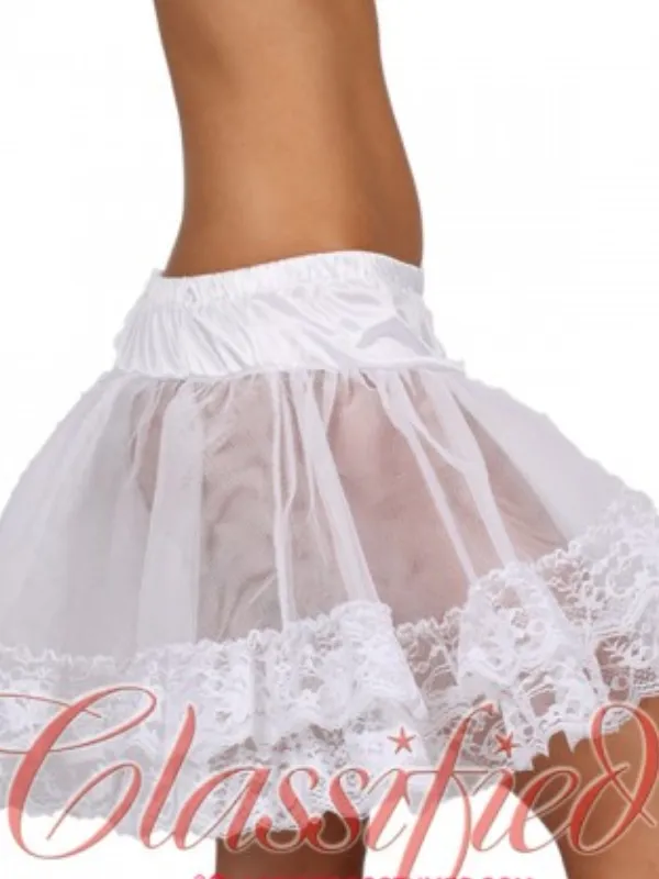 Classified Lace Trimmed Petticoat