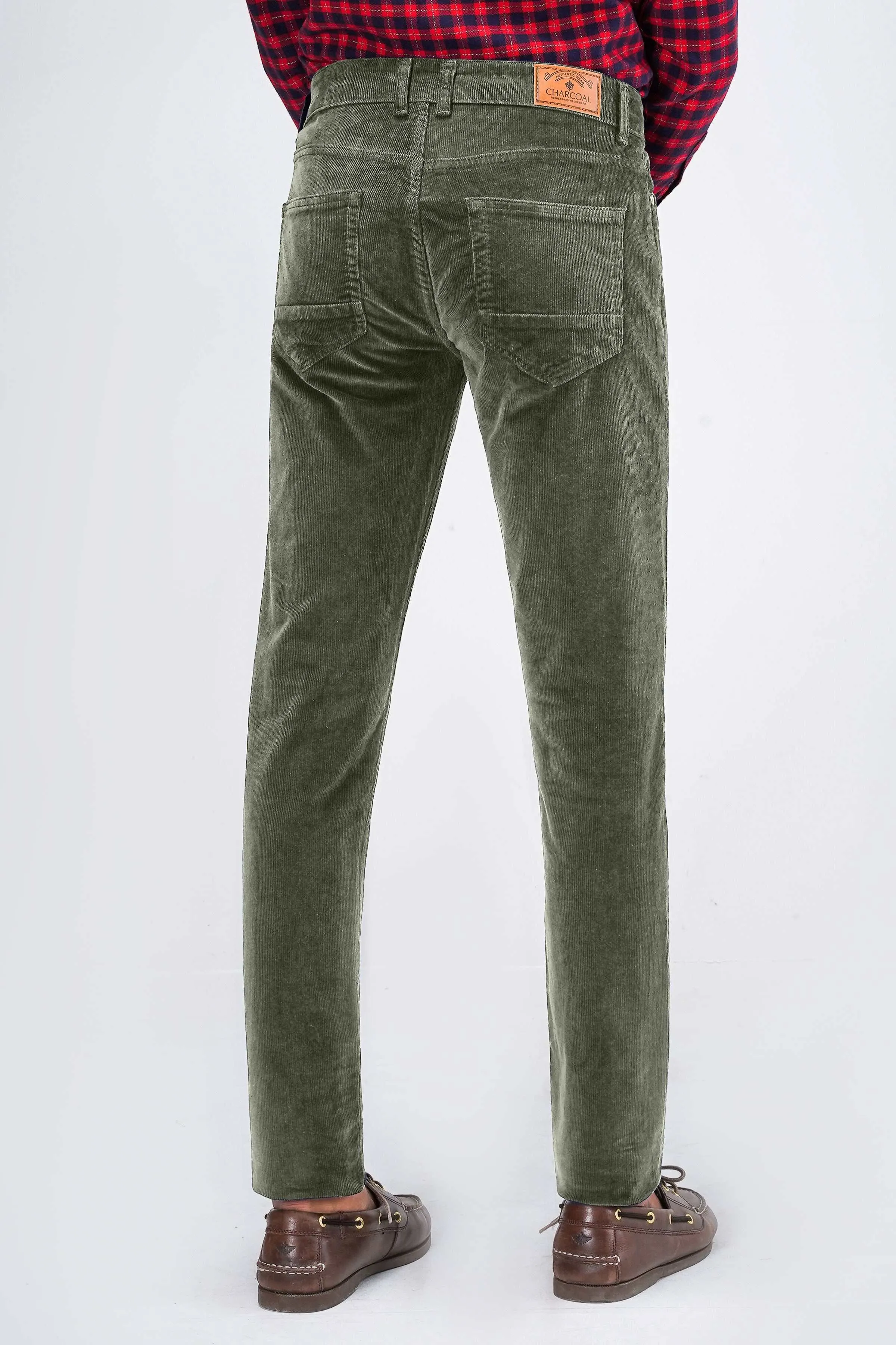 CORDUROY 5-POCKET PANT OLIVE