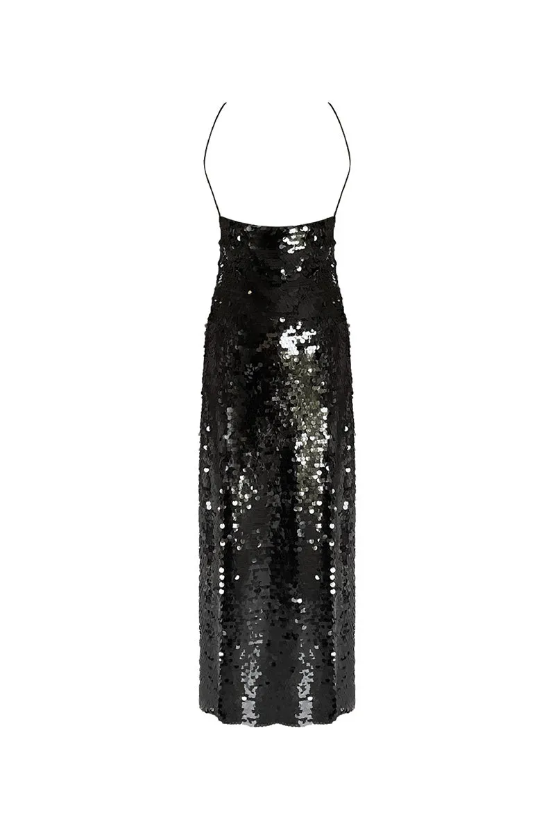 COSMOS SEQUINED MAXI DRESS