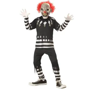 Creepy Clown Boy Costume