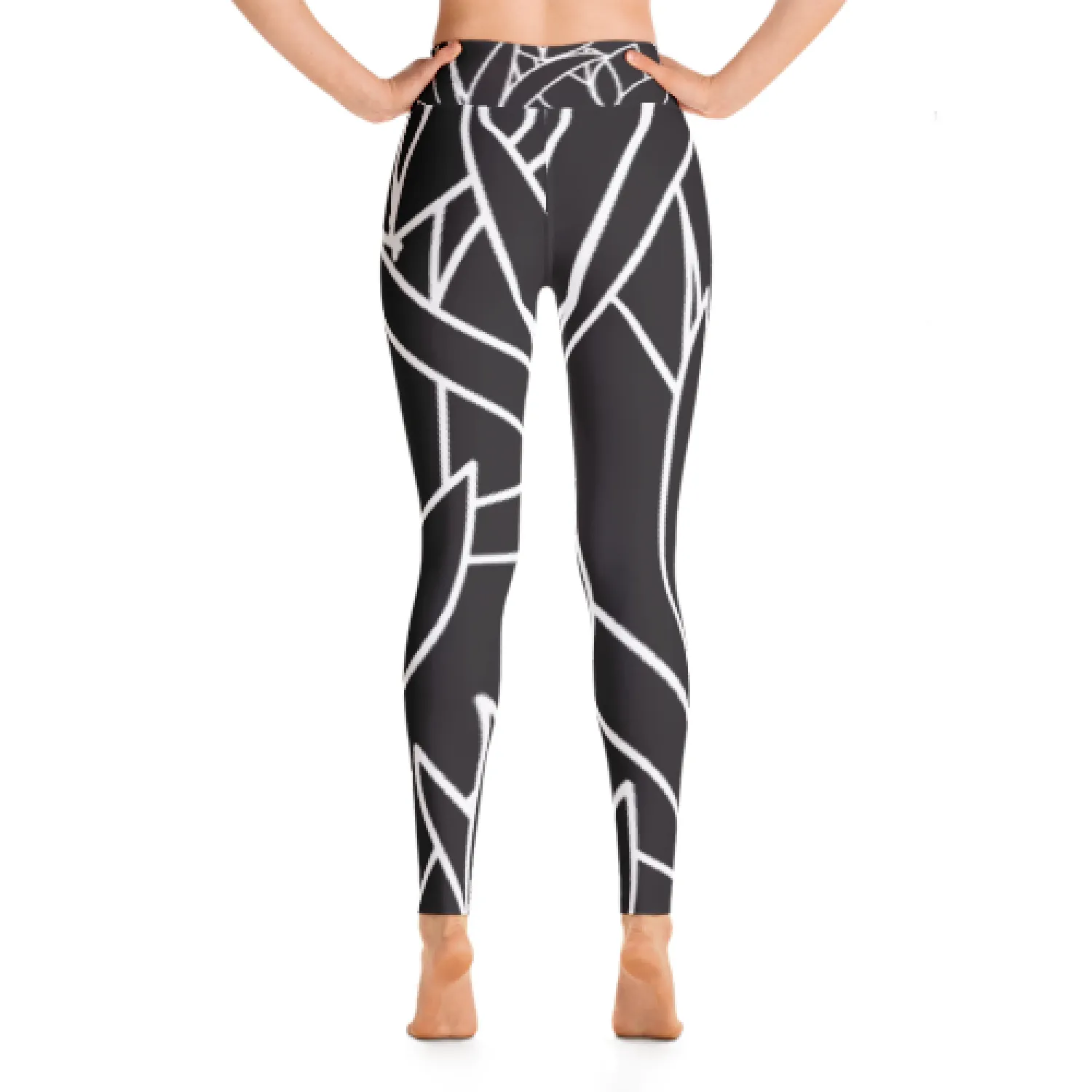 Custom Order - La Fleur Noire Leggings (Available Online Only)