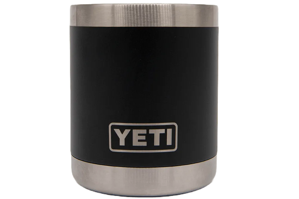 Custom YETI® 10oz Lowball Mug - Laser Engraved