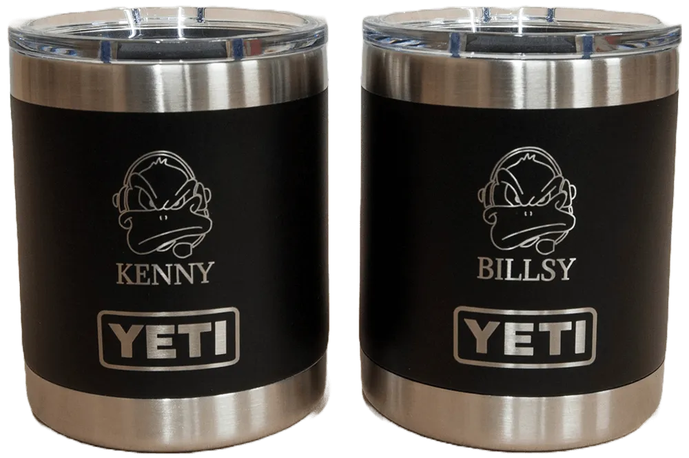 Custom YETI® 10oz Lowball Mug - Laser Engraved