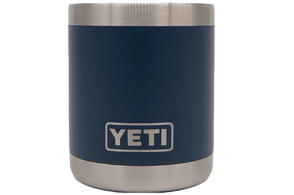 Custom YETI® 10oz Lowball Mug - Laser Engraved