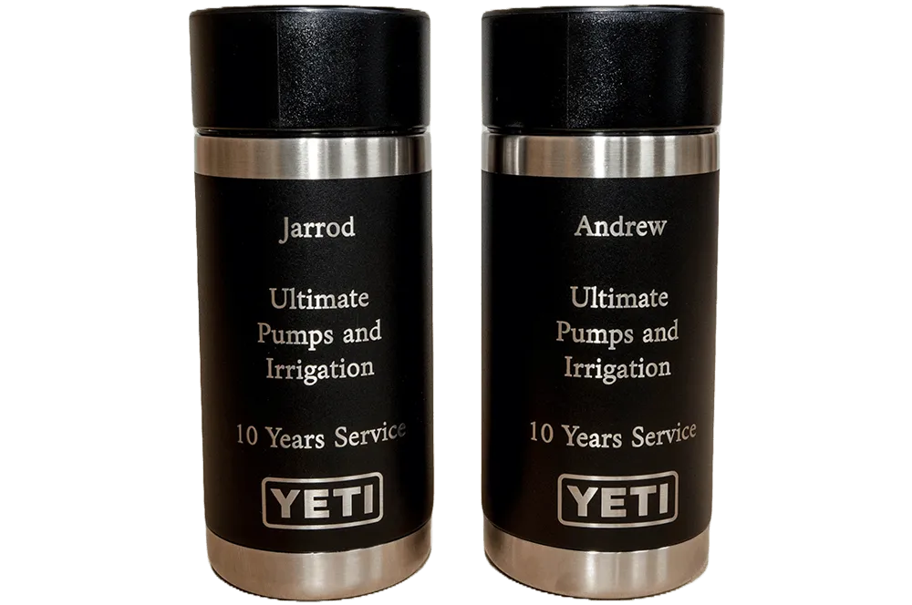 Custom YETI® 12oz Bottle with Hotshot Cap™ - Laser Engraved