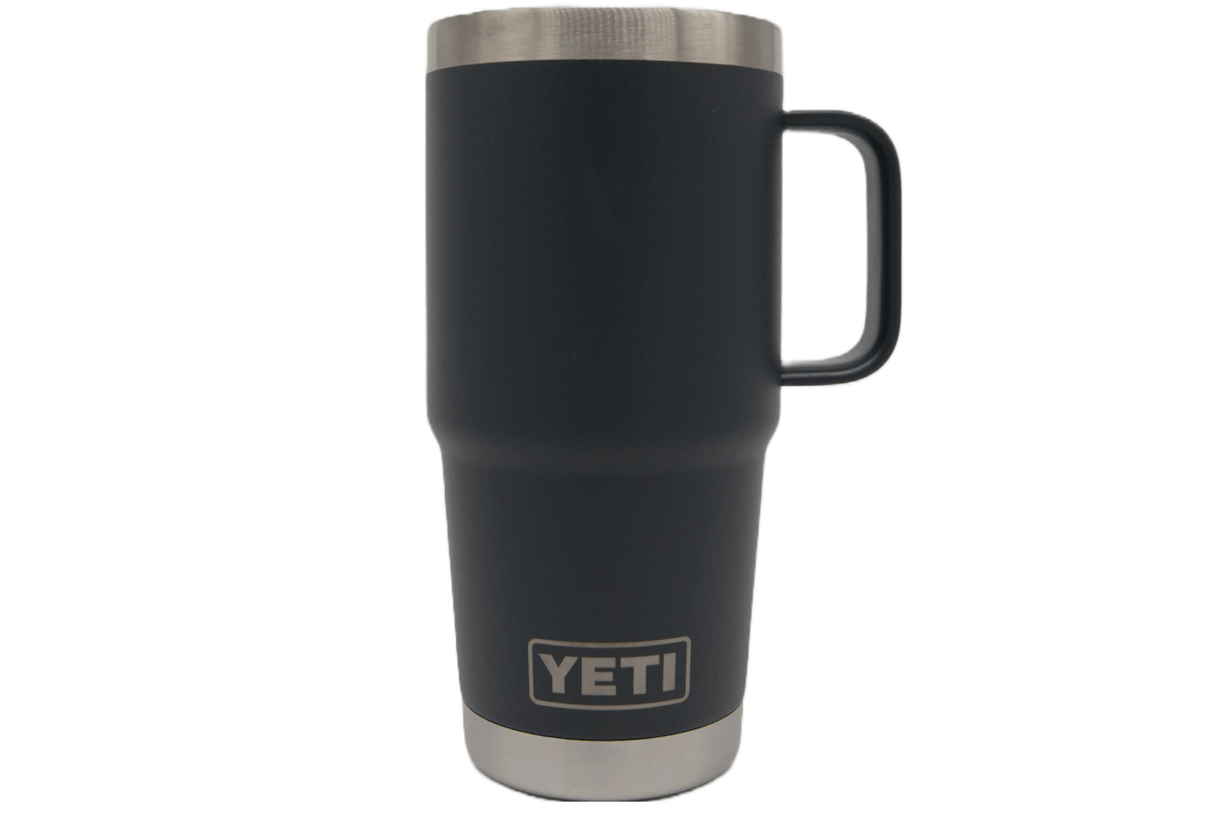 Custom YETI® 20oz Travel Mug with Stronghold™ Lid - Laser Engraved