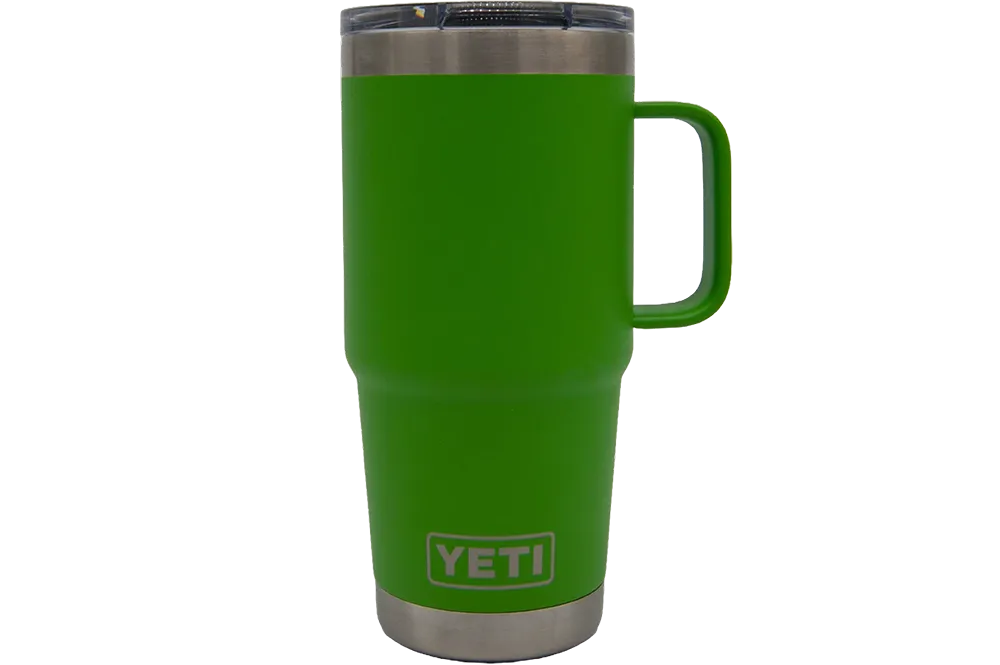 Custom YETI® 20oz Travel Mug with Stronghold™ Lid - Laser Engraved