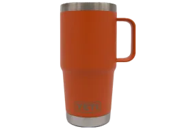 Custom YETI® 20oz Travel Mug with Stronghold™ Lid - Laser Engraved