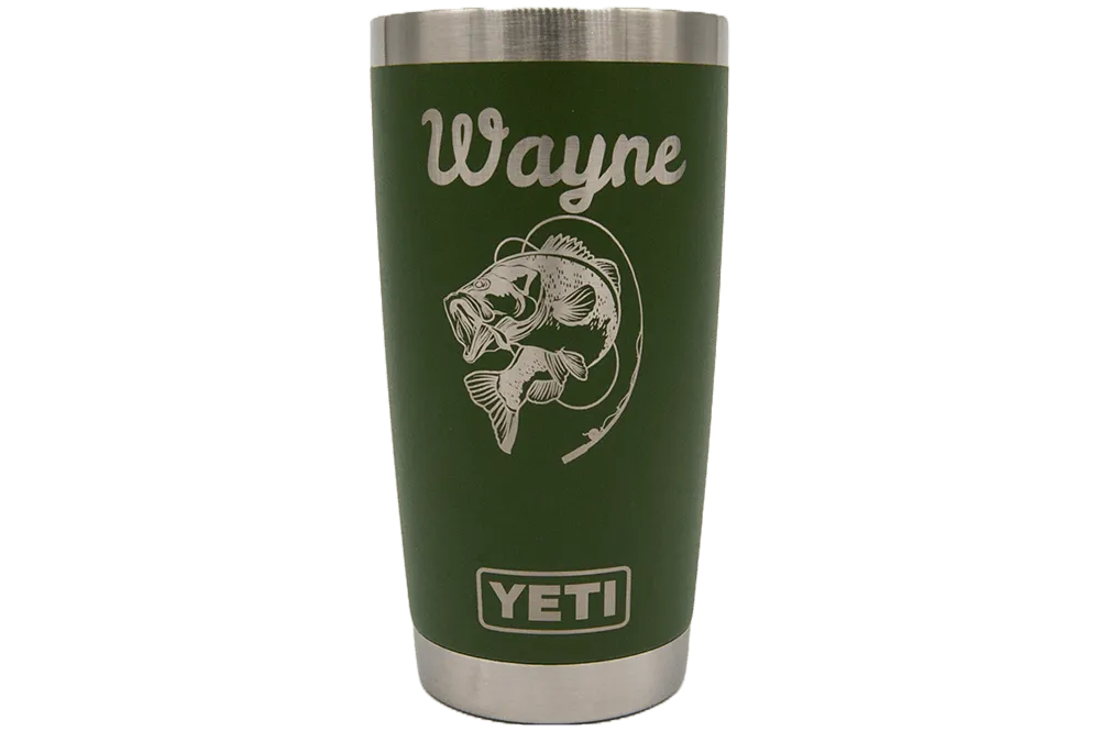 Custom YETI® 20oz Tumbler - Laser Engraved