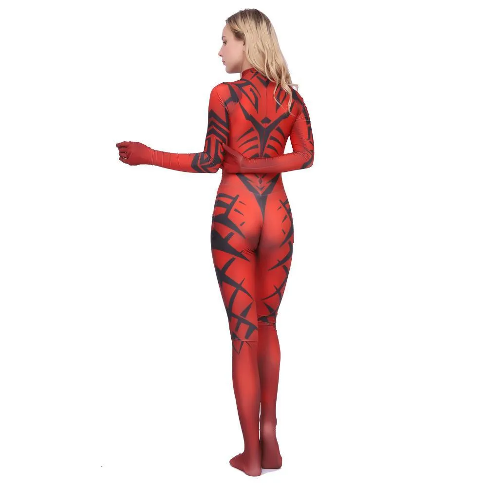 Darth Talon Costumes Star Wars Legacy Cosplay Zentai for Adult Kids Anime Game Jumpsuit