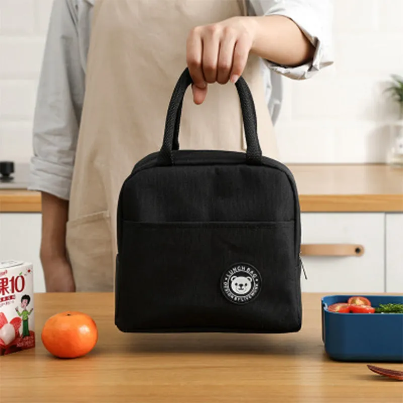 Delicate Texture Water-resistant thermal  Insulated Lunch Bag