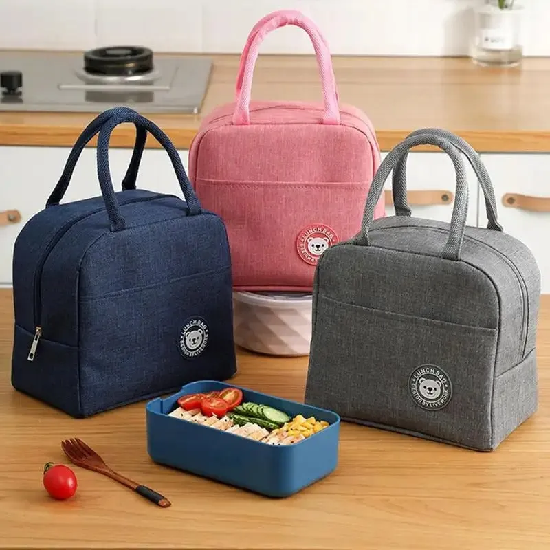 Delicate Texture Water-resistant thermal  Insulated Lunch Bag