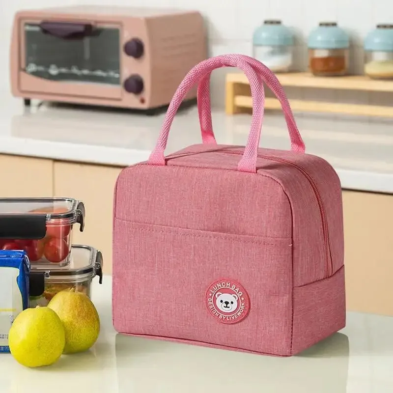 Delicate Texture Water-resistant thermal  Insulated Lunch Bag