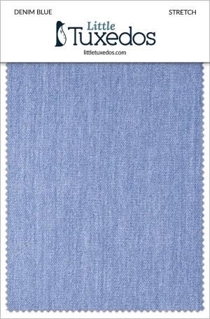 Denim Blue Stretch Fabric Swatch