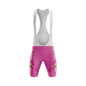 Dog Custom Face Bib & Shorts (Pink)