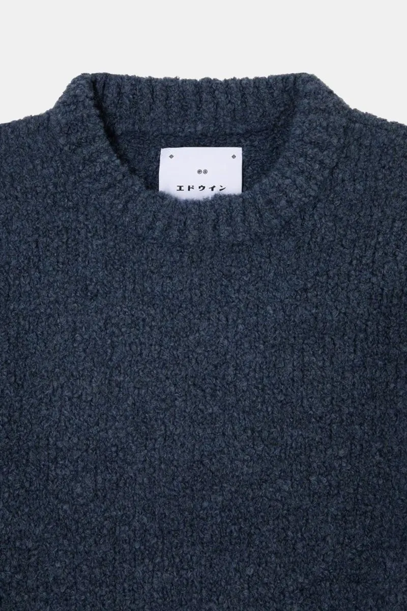 Edwin Dun Textured Sweatshirt (Ink Blue)