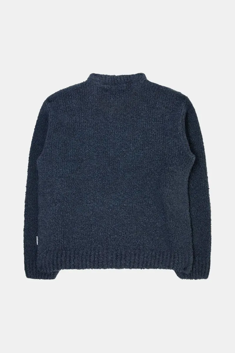 Edwin Dun Textured Sweatshirt (Ink Blue)