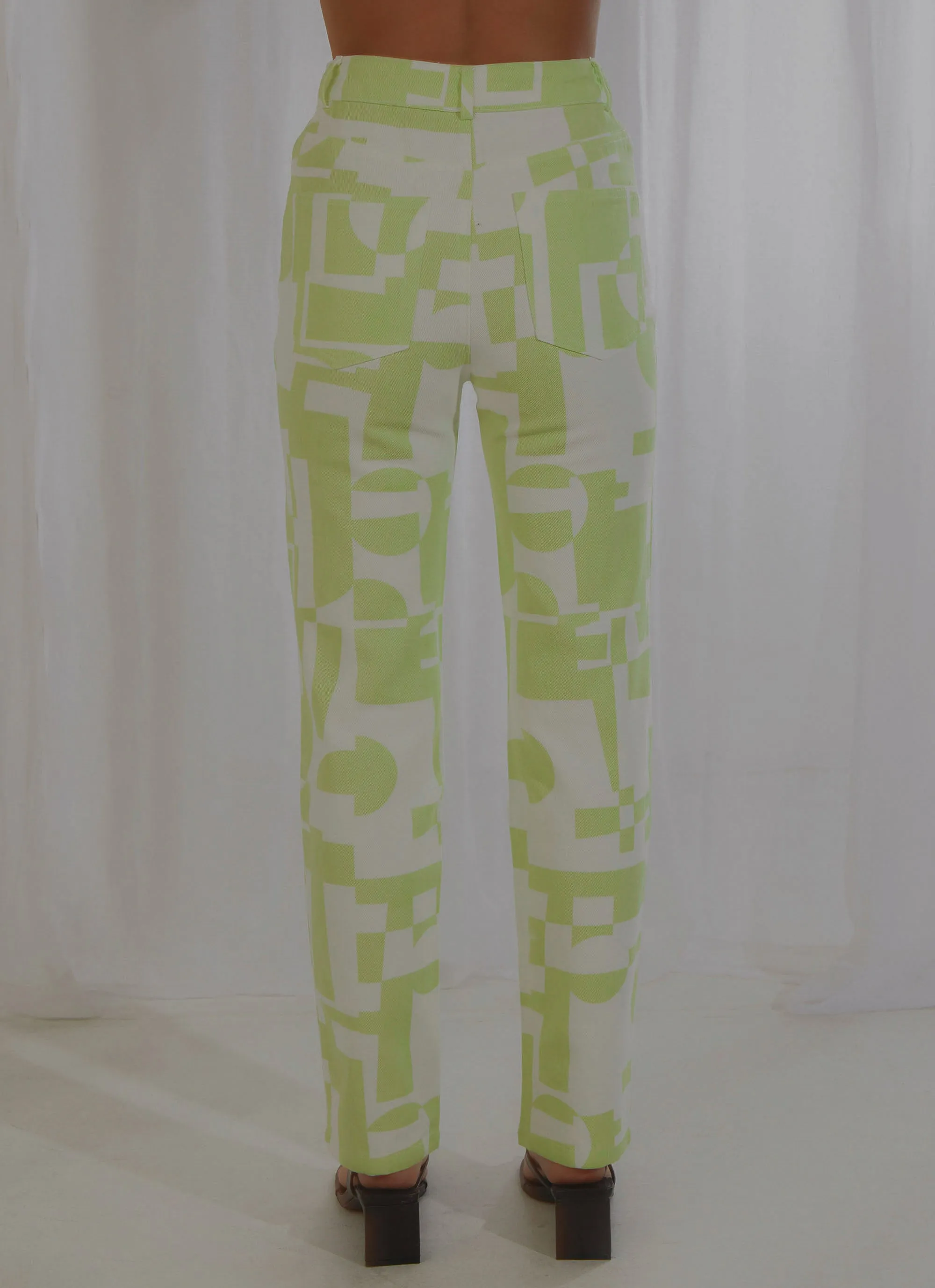 Electric Avenue Pants - Lime