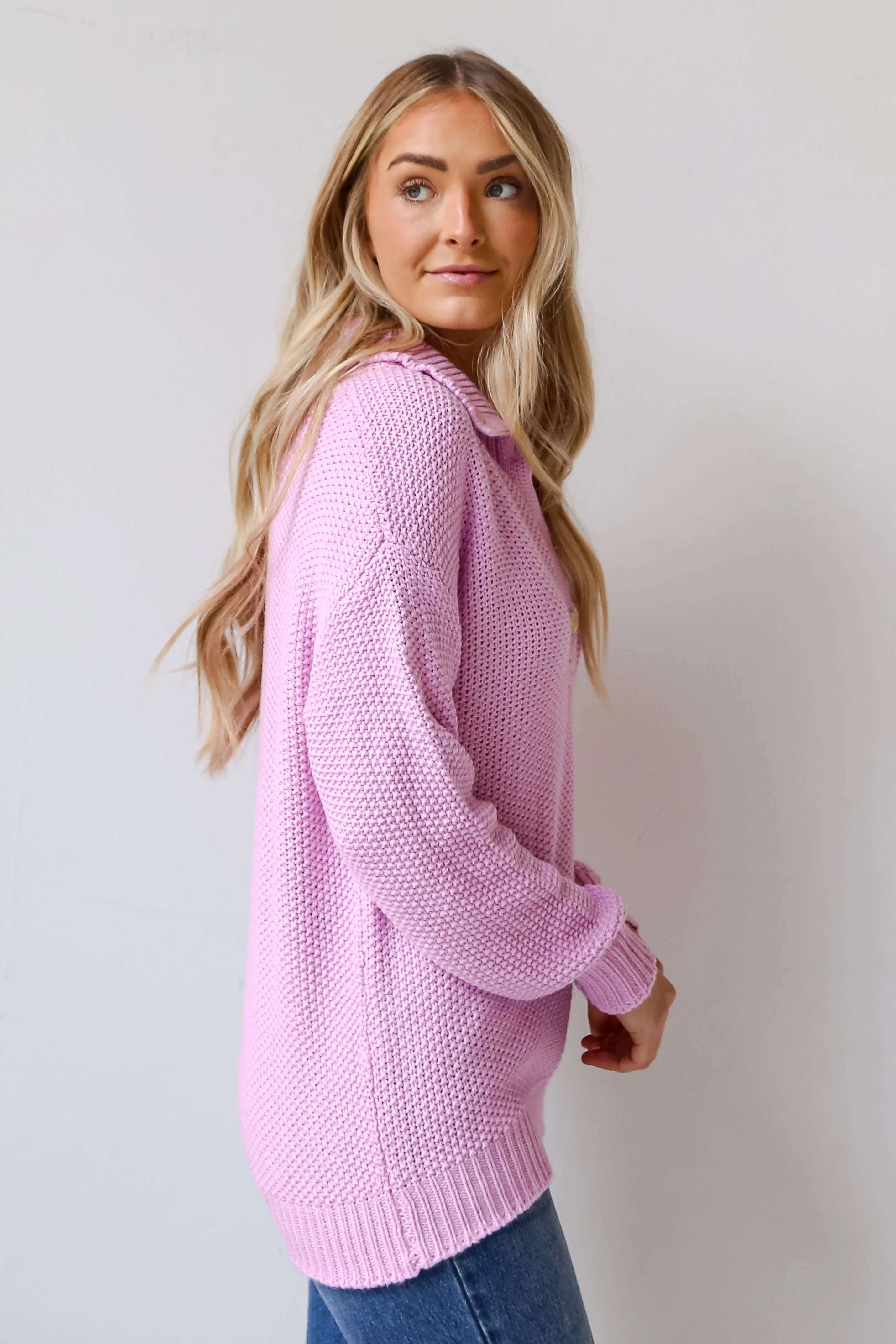 FINAL SALE - Taylor Collared Oversized Sweater