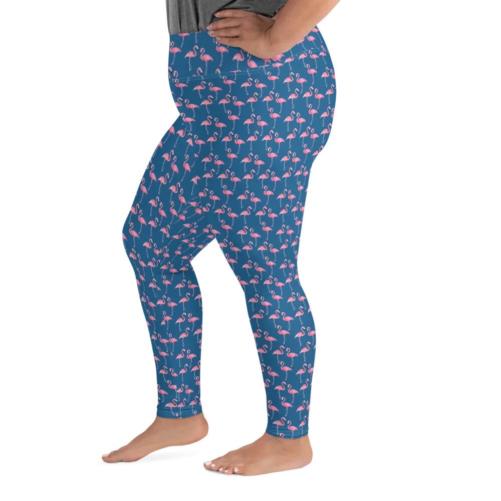 Flamingo Plus Size Leggings