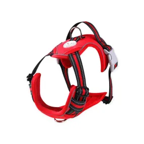 FLOOFI Dog Harness Vest XL Size (Red) FI-PC-178-XL