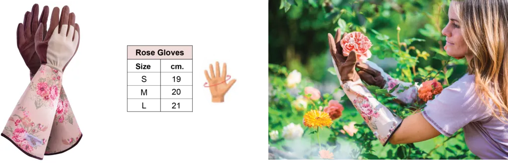 Garden Girl Rose Gloves