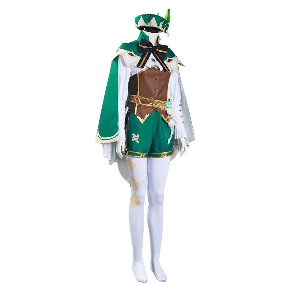 Genshin Impact Venti Shirt Halloween Carnival Suit Cosplay Costume