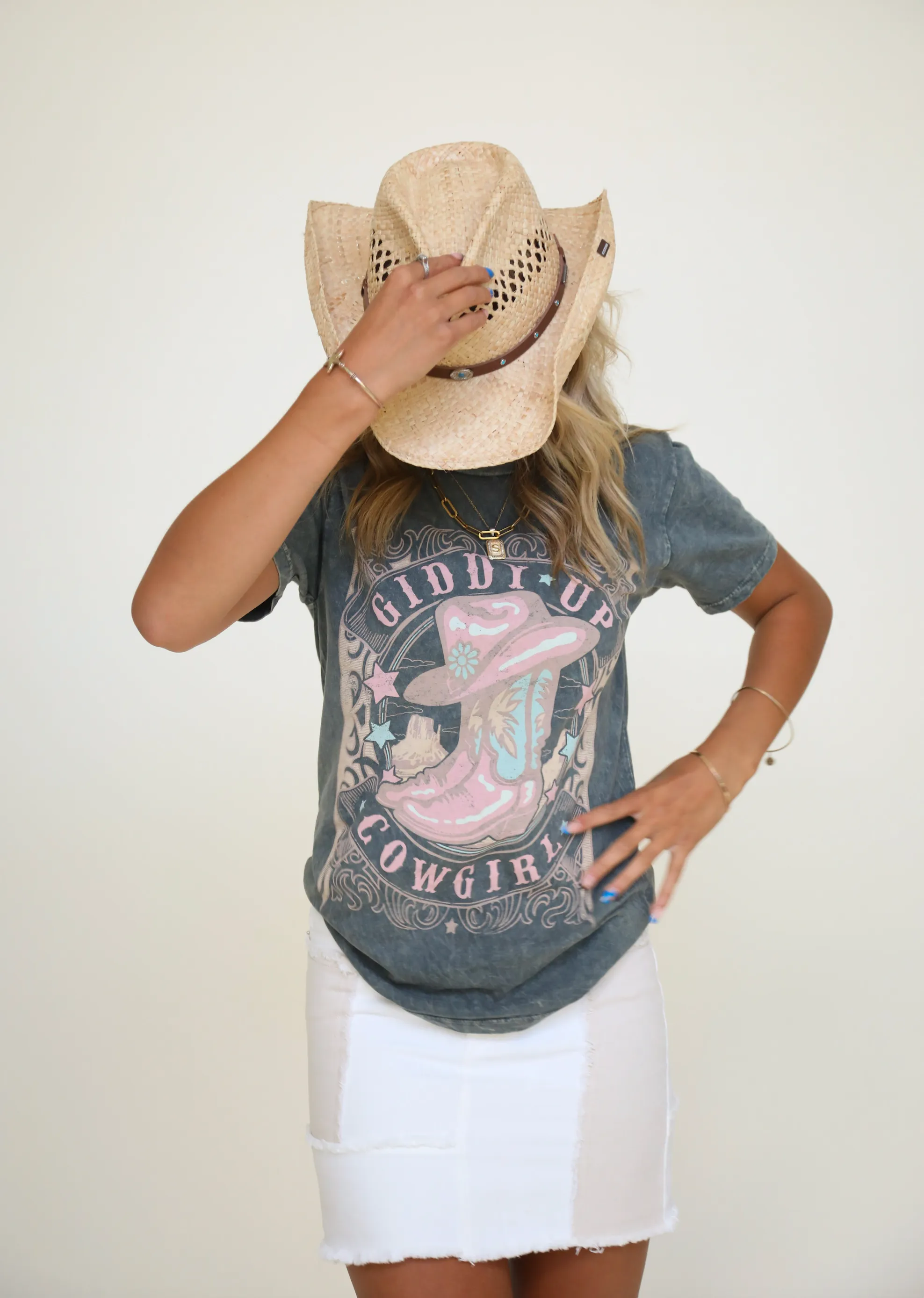 Giddy Up Cowgirl Graphic Tee