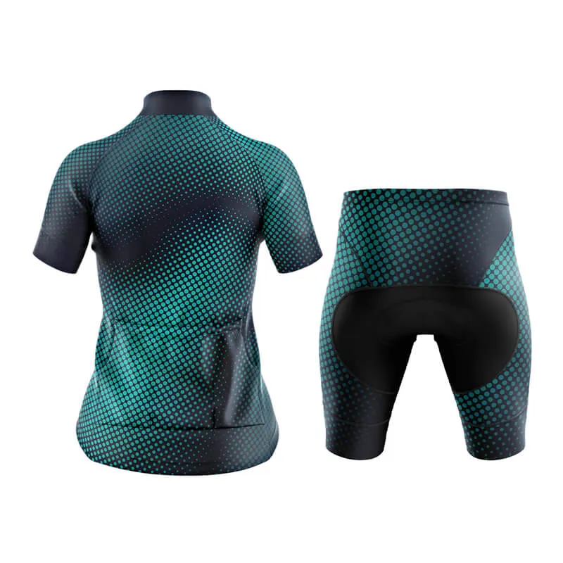 Halftone Club Cycling Kit (Green)