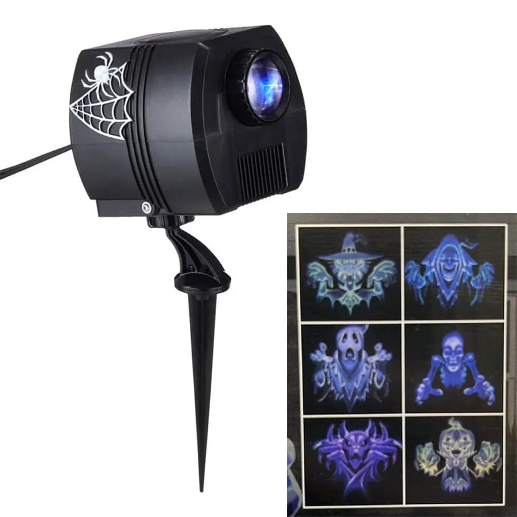 Halloween Lightshow Projection Plus Xray Thermal 6 Slides-JOL Reaper