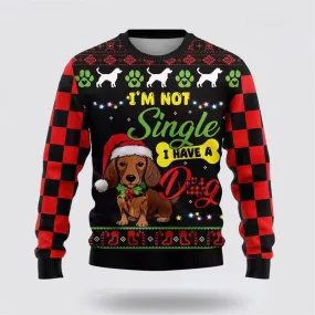 Happy Dachshund Dog Ugly Christmas Sweater For Men And Women, Gift For Christmas, Best Winter Christmas Outfit